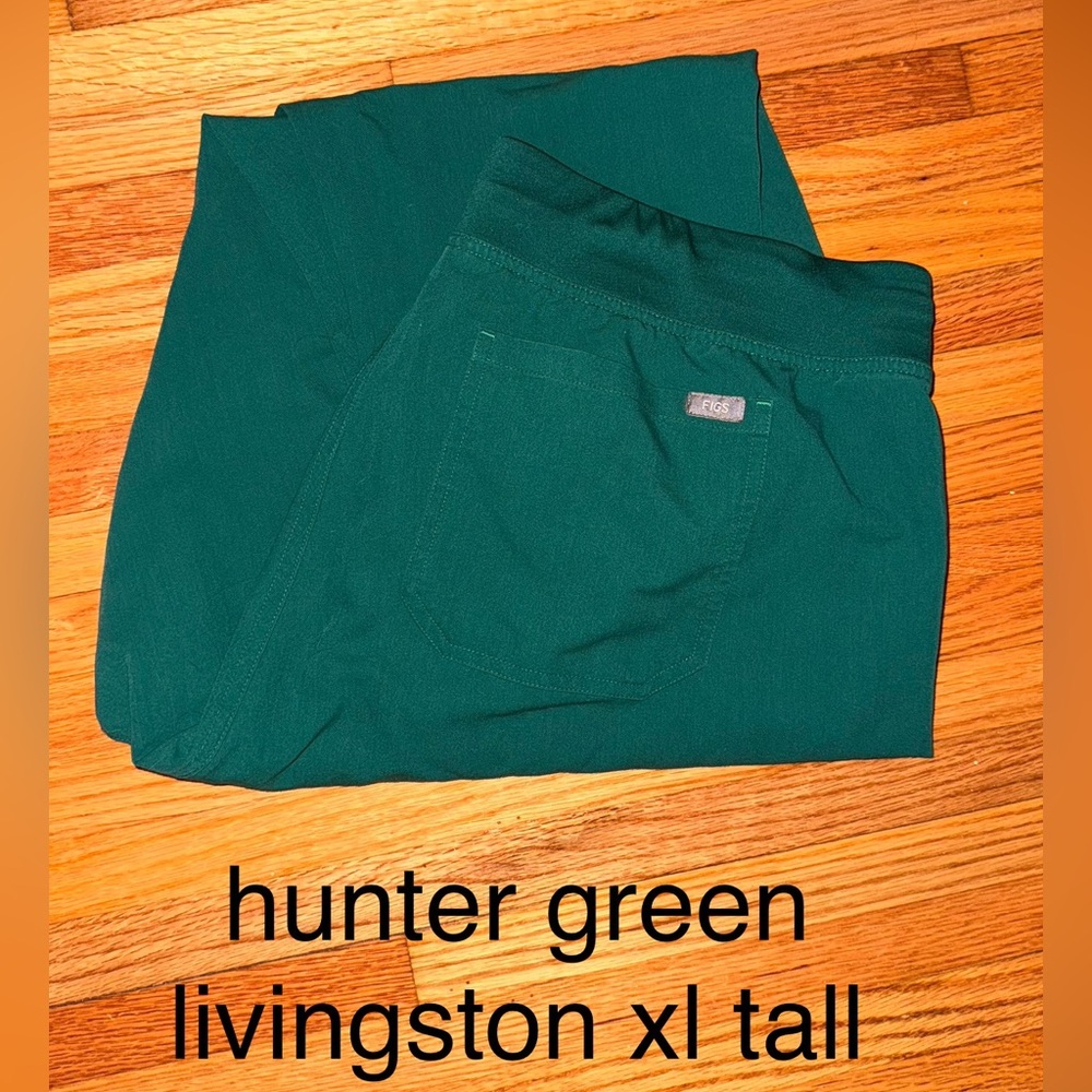 Figs Hunter Green Livingston XL Tall Pants